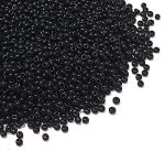 Perlin Glass MINI Seed Beads 1 5MM Black 15 0 22000PCS Bulk Spacer Pony Beads For Jewelry Making Earrings Bracelets Pendants Wai