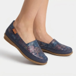 Pierre Cardin Riviera 18 Loafer - Navy Floral - 8