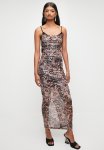 Sissy Boy One Time Thing: Ruched Mesh Dress With Lace Details - Blush Pink Multi