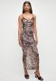 Sissy Boy One Time Thing: Ruched Mesh Dress With Lace Details - Blush Pink Multi