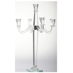 Crystal Five-arm Candelabra 61 Cm