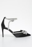 Live Up Court Heel - Black Satin