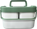 Army Green 10 Piece Stacked Lunch Box 4 Containers Lunch Box