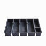 Cutlery Tray Grey Plastic W34.2 X D28.9 X H4.5CM