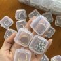 10/20PCS Clear Plastic Storage Box For Jewelry Earrings And Necklaces - Organize And Protect Your Valuables