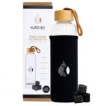 Go Eco Glass Water Bottle 550ML & Koins