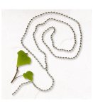 Silver Ball Adjustable Necklace - Silver Free