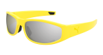 Puma Sunglasses Mens In Yellow Silver PU0483S-004 - Yellow Onesize