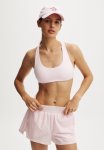 Cotton On Ultra Soft Curved Hem Crop - Pink Icing
