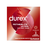 Durex Fetherlite Ultra Fine Condoms 3 Pack