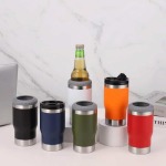 Stainless Steel Double Walled Insulated Vacuum Cup - Yellow