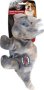 My T-rex Terence The Triceratops Dog Toy Grey