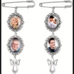 2024 Personalized Graduation Decorations Commemorative Charms Diy Graduation Hats With Photo Charms 1SET Silver-toned Wedding Bo