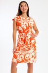 Ellie Tropical Short Sleeve Summer Dress