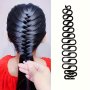 3PCS Braiding Tool Fish Bone Braiding Hair Styling Tool Magic Hair Twisting Styling Hair Accessories Makeup Hairdressing Styling Tool Accessories As Halloween Chrismas Gift