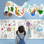 5PCS Doodle Paper Super Long Drawing Paper Doodle Scroll Can Be Cut Suitable For Coloring Painting New Year Gift Halloween Chris