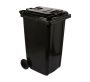 240L Wheelie Bin Black