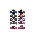 Women's Large Matte Hair Claw Clip 10 Piece