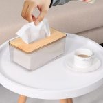 Acrylic Bamboo Tissue Box