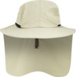 Bush Hat With Neck Cover Tan