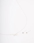 Sterling Silver Infinity Jewellery Set