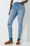 High Rise Skinny Jeans - 16 Light Wash