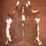 Aa Grade Cow Hide 536 Tricolour XXL - Extra Extra Large Brown white Panelled