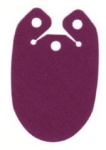 Parts MINI Doll Cape Cloth Friends Round Bottom With 3 Small Top Holes 20374