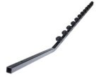 EF-SQ6AB Nemtek Square Tubing 10 Wire Angled Black Powder Coated Bracket