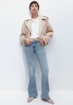 Flared Low Jeans - Light Denim Blue