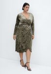 Plus Dress Xmarti - Beige & Khaki