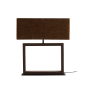 Abrielle Table Lamp - Lamp Base Only / Pebble Ferro