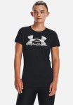 Under Armour Ua Tech Solid Script Short Sleeve - Black gray Mist pitch Gray