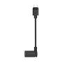 Solar Panel Barrel Plug To USB C Adapter - Black