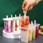 Versatile Silicone Popsicle Mold - Reusable Non-toxic Ice Cream & Jelly Maker With Easy Clean Design - Perfect For Summer Partie