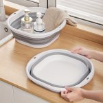 3PCS Space-saving Folding Basin Set - Durable Multi-use Plastic Tubs For Camping & Home No Electricity Needed