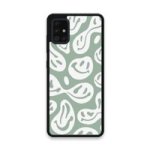 Custom Printed Tpu Cases - Samsung Galaxy A51 & 39 Green Smiley& 39 By