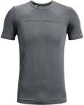 Men's Ua Rush Seamless Strength Short Sleeve - Pitch Gray LG