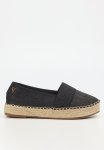 Ivory 16 Espadrille - Black