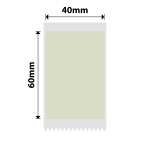NB446 - - B1 B21 B3S B4 - 40X60MM - 120 Green Labels