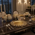 European Style Irregular Hollow Plating Plate