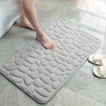 1PC Ultra-absorbent Bath Mat 59.94X39.88CM 25D High-density Memory Foam Non-slip Bathroom Floor Mat Super Soft Luxury Bath Rug F