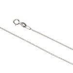 9K White Gold Anchor Link 1.05MM
