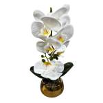 White Orchid In Gold Pot 43CM