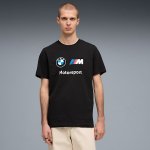 Puma Mens Bmw Mms Ess Logo Tee Black - Black 2XL