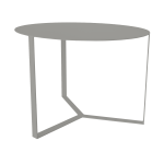 Medium Paul Coffee Table - Dark Admirality Grey