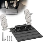 Portable Left Foot Accelerator Pedal For Disabled Or Injured Drivers Adjustable Gas Pedal With Quick Release & Footrest All-meta