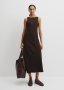 Boat Neck Bias Dress