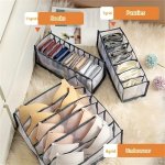 1PC Multi-grid Underwear Sock And Bra Storage Box For Organizing Your Home And Bedroom