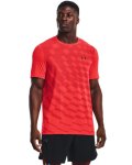 Men's Ua Seamless Radial Short Sleeve - Bolt Red Sm